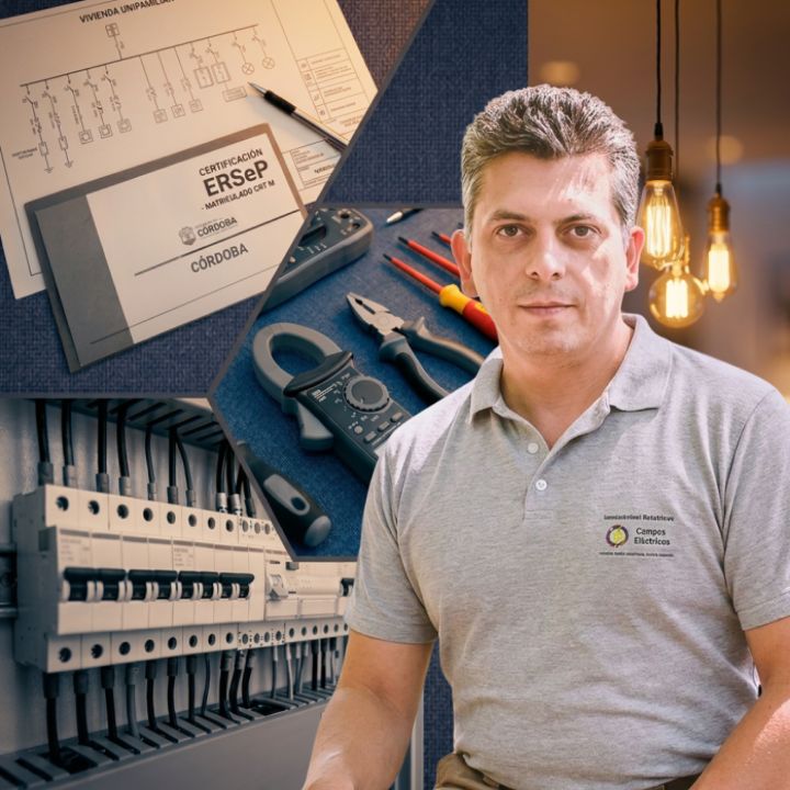 mauricio campos electricista habilitado cordoba, ERSeP